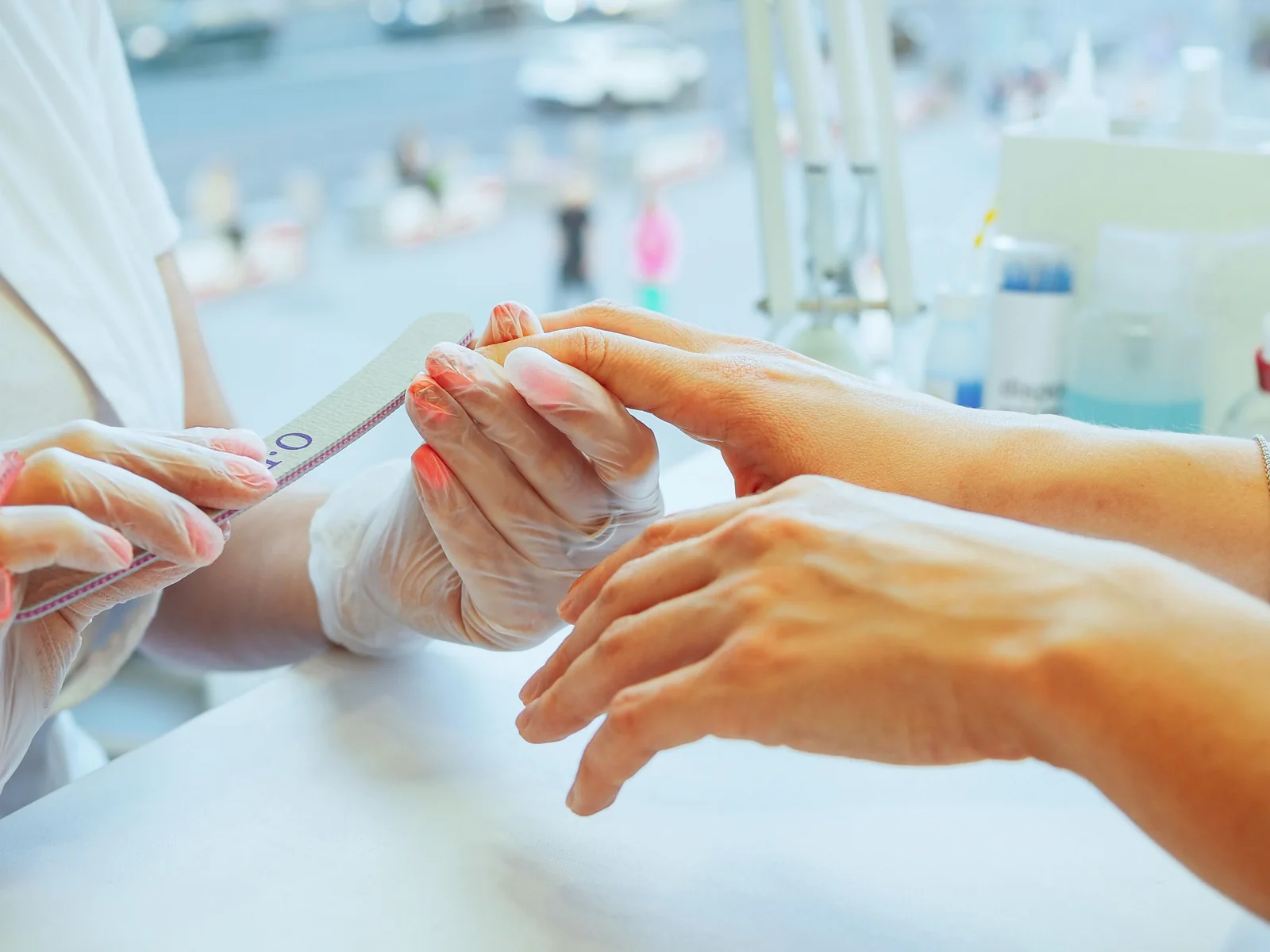 Professional manicure nail care